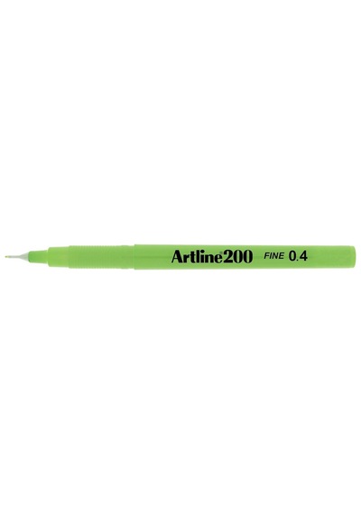 Artline 200n Fine Keçe Uçlu Yazı Kalemi, 0.4 Mm, Fıstık Yeşili