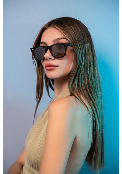 Montblack Mb 6802 C3 Wayfarer Erkek Güneş Gözlüğü Kahverengi