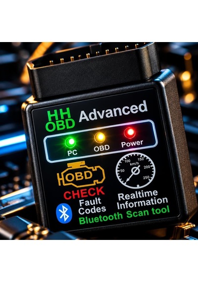 Bluetooth Obd2 Araç Arıza Tespit Cihazı, Motor Hata Kodu Okuyucu, Arıza Lambası Söndürücü Kablosuz Diagnostik Tarayıcı, 12v