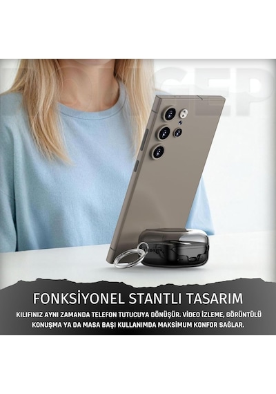 Samsung Galaxy Buds4 Pro/buds 4 İçin Kılıf Güvenlik Kilit Tasarımlı Transparent-lock Kulaklık