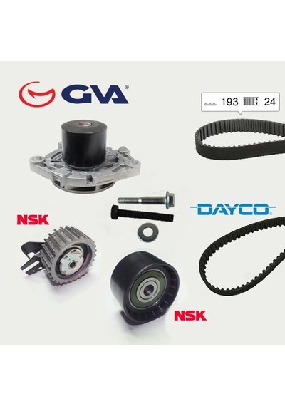 GVA 59WPK2918 DEVİRDAİMLİ EKSANTRİK GERGİ SETİ (194×240) DOBLO 10