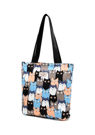 Printed Edition Askılı Omuz Çantası 0234 Blackpink Cat