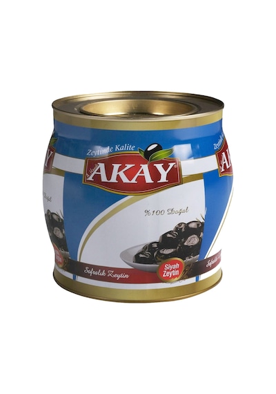 Akay Zeytin 231 - 260 Kalibre Jumbo Yağlı Sele Teneke 2 KG