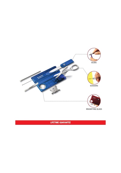 Victorinox Kamp 0.7322.T2 Swiss Card Lite Sapphire Çok Renkli