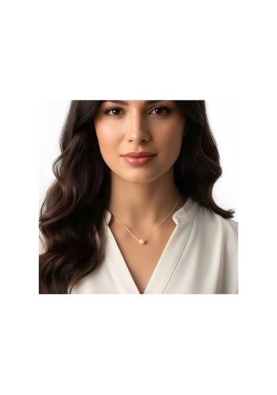 İnci Kolye - Rose Rose Gold