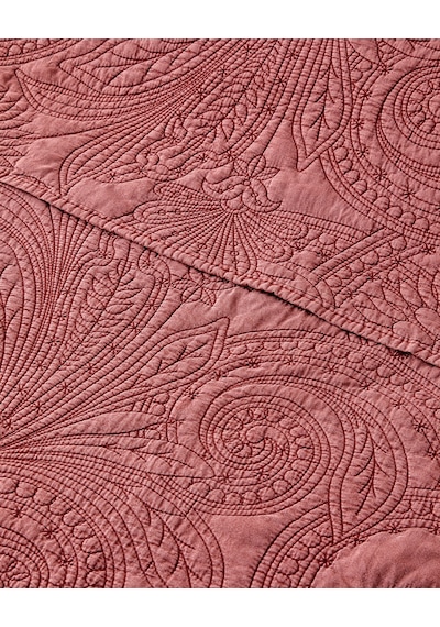 English Home Jardin Belle Tek Kişilik Yatak Örtüsü Takımı 160x220 Cm Bordo Bordo