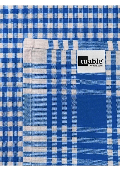 Tuable Pöti Kareli 7'li Kurulama Bezi, Beslenme Örtüsü, Servis Peçetesi, Mutfak Havlusu Renkli Set 45x70cm Renkli Genel