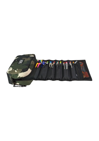 Jacbag Organizer Roll Up-rulo Organizer Kalem Çantası Organizer Roll Up-haki Camoflora renkli