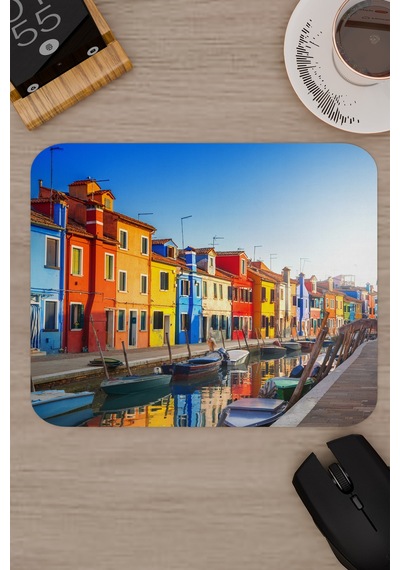 Venedik İtalya V5 22x18 Gaming Kauçuk Kaymaz Taban Mouse Pad Fare Altlığı