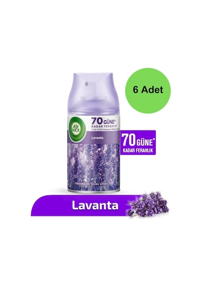 Air Wick Freshmatic Lavanta Yedek Sprey 6 x 250 ML