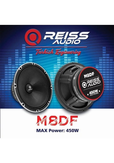 Reiss Audio Rs-m8df-450w Max-200w Rms-kaliteli-profesyonel 20 Cm Midrange Hoparlör