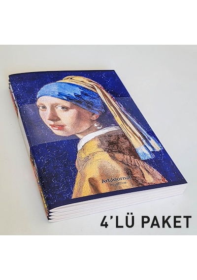 Etika Art Journal 4'lü A5 Çizgili Defter Seti