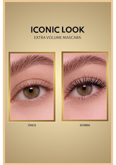 Note Iconic Look Mascara Yoğun Hacim Etkili Maskara - Siyah