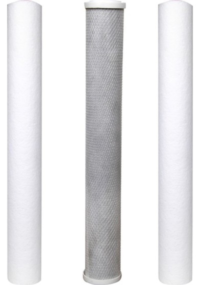 Su Arıtma 20 Inch 5 Micron Tortu B. Aktif Karbon Tortu Filtre