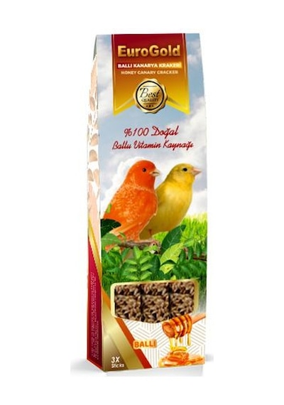 Kanarya Ballı Kraker Üçlü 100 G