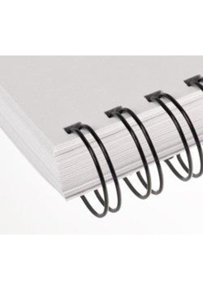 Office Force 3/8'' Siyah 3:1'' İnç A4 34 Loop Kutu Tel Spiral 100'lü