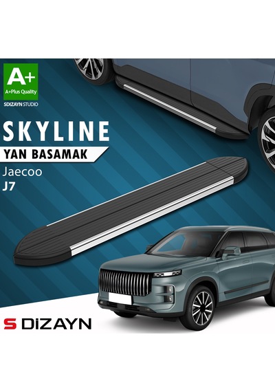 S-dizayn Jaecoo J7 Skyline Krom Yan Basamak 183 Cm 2023 Üzeri A+ Kalite