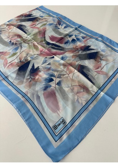 Polo Craft Soft Pamuklu Şal Mavi Serisi Fzy0802-48116 Çok Renkli