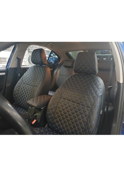 Skoda Octavia Araca Özel Deri Oto Koltuk Kılıfı (398680188)