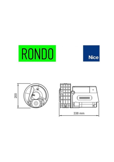 Nıce Rondo Kepenk Motoru (180 Kg)