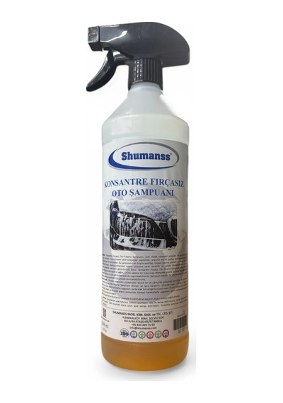 Shumanss Konsantre Fırçasız Oto Şampuanı 1 Lt 1 Adet