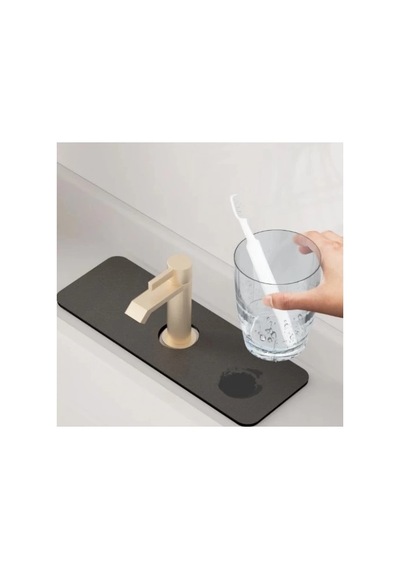 Su Emici Sihirli Lavabo Kenar Matı Siyah