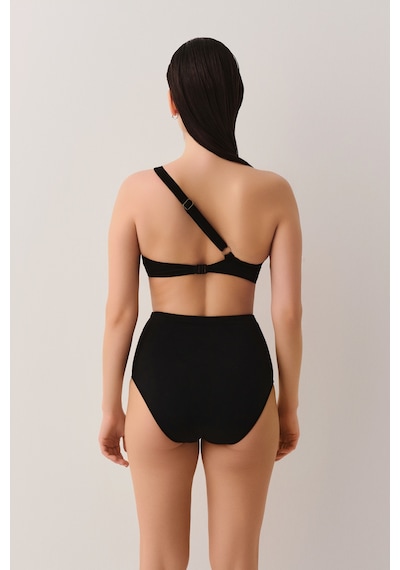 Suwen Yüksek Bel Kemerli Bikini Alt Sbn26550012 Siyah