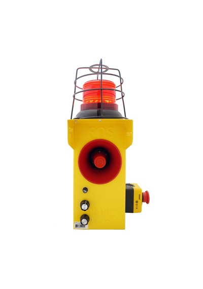 Mesan Panik Alarm Güvenlik İkaz Cihazı Kırmızı 220vac Ms 1330.1.220vac