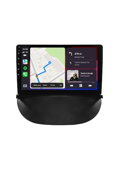 Renault Symbol Android Multimedya 2009-2012 Carplay Android Auto Navigasyon Kameralı 4gb Ram 32gb 9"