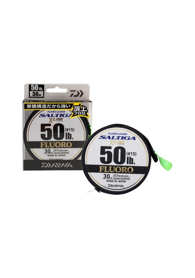 Daiwa Saltiga X Link 30m Fluorocarbon Misina 0,37mm 20lb