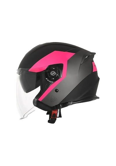 Origine Palio 2.0 Bt Bluetooth Açık Kask Siyah - Pembe