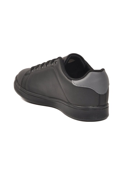 Walkway Siyah Füme Cilt Bağcıklı Hafif Unisex Sneaker Bst-1002 G Siyah - Füme