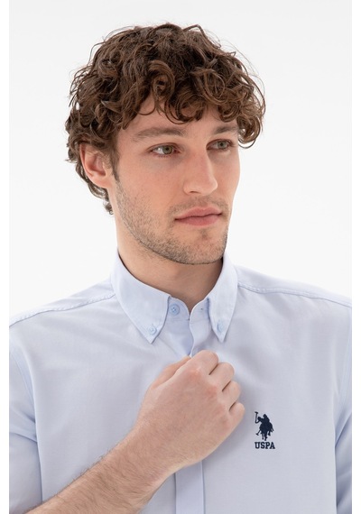 U.S. Polo Assn. Us. Polo Assn. Erkek Gömlek 50298009-vr003 Mavi