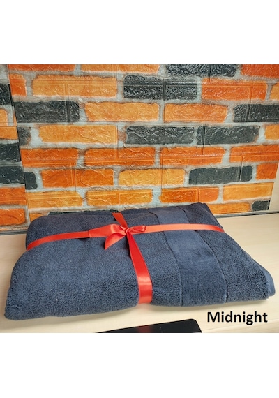 Özdilek Svv Border Büyük Boy Banyo Havlusu 89x173 - Midnight Gece Mavisi Gece Mavisi