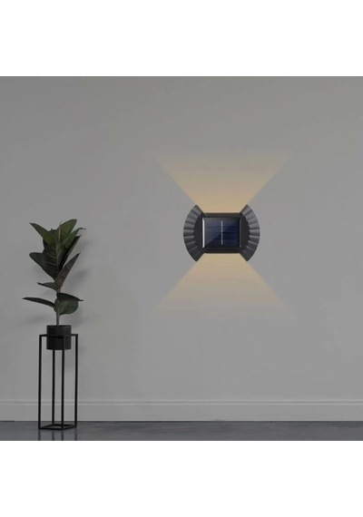 Noas Yl84 8001 S Led 5w Solar Aplik 3200k Gün Işığı Çok Renkli