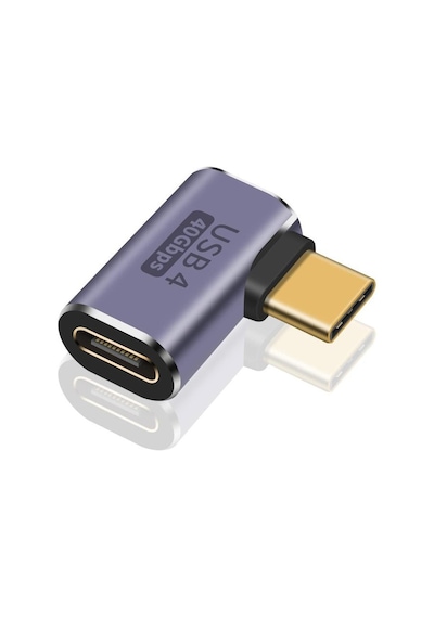 90 Derece Type-c Çevirici 90 Derece Typec Çevirici Usb 4 40 Mbps Dik Typec Çevirici