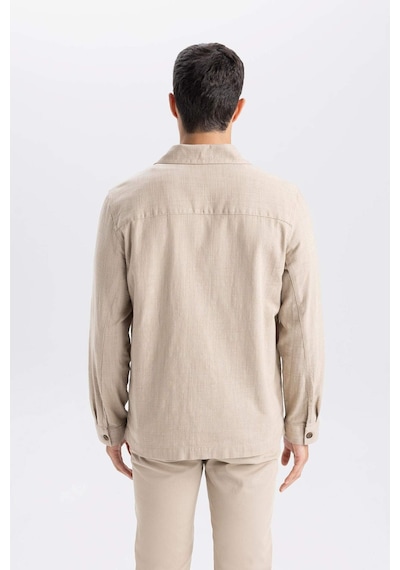 DeFacto Regular Fit Polo Yaka Pamuklu Cepli Gömlek B4131AX24SPBG773 DeFacto Regular Fit Polo Yaka Pamuklu Cepli Gömlek B4131AX24SPBG773