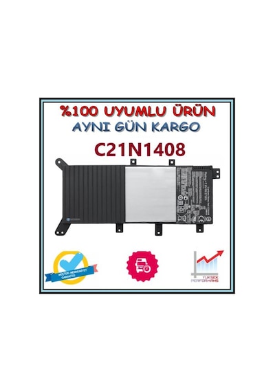 Asus Uyumlu K555Lb-Xo189T, K555Lb-Xo240H Batarya Pil