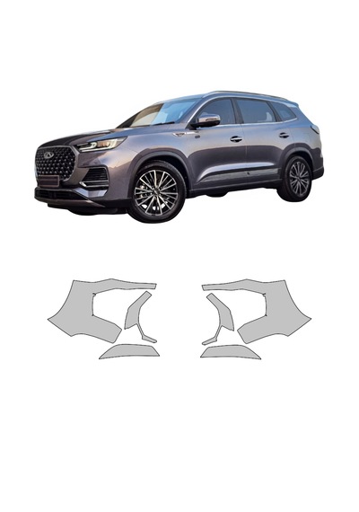 Chery Tiggo 8 Pro Max Özel 210 Mikron Premium Tpu Ppf Film Kaplama Ön Tampon