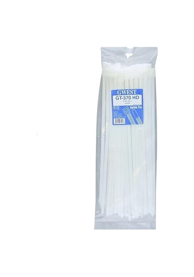 Gwest Gt 370 Hd 100 Adet 370x7.6mm Beyaz Kablo Bağı