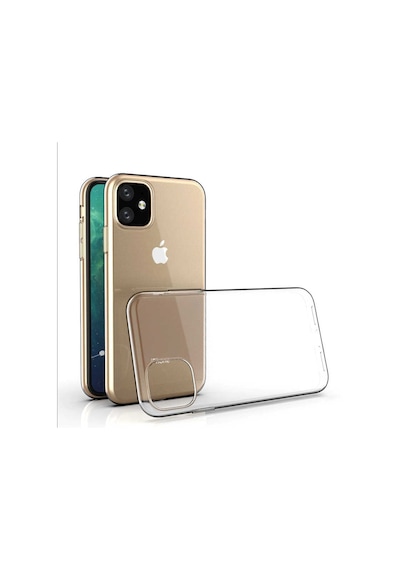 Apple Uyumlu iPhone 11 Kılıf Zore Süper Silikon Kapak Renksiz