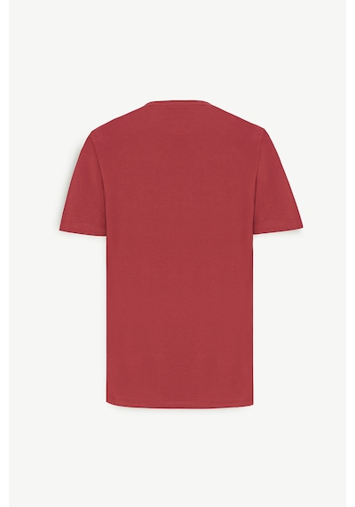 Ac&Co / Altınyıldız Classics Erkek Bordo Standart Fit Normal Kesim Bisiklet Yaka Pamuklu Tişört Bordo