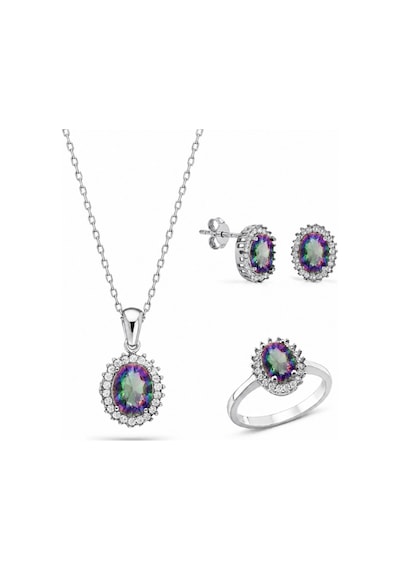 Servi 925 Ayar Gümüş Oval Anturaj Set-31 89030834
