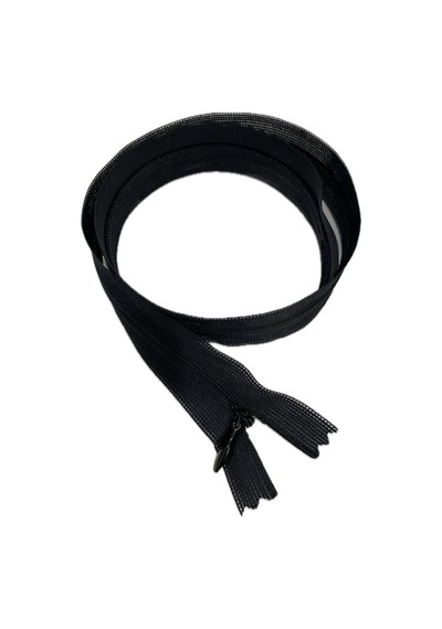 Uzun Gizli Fermuar Siyah 53cm
