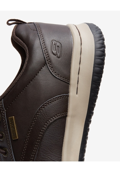 Skechers Delson - Antigo Erkek Kahverengi Günlük Ayakkabı 65693 Choc Kahve Kahverengi