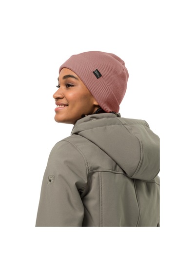 Jack Wolfskin Rib Hat Bere Pudra Pudra
