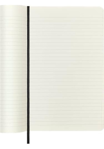 Moleskine Large Boy Yumuşak Kapak Çizgili Defter Siyah / Diğer