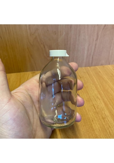 10 Adet 100 Ml Düğün, Kına, Nişan, Kolonya, Koku, Hediyelik Şişesi Kapaklı 100 Cc Cam Şişe Bey Beyaz