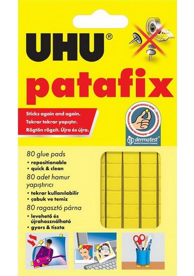 Uhu Patafix Hamur Yapıştırıcı  Sarı