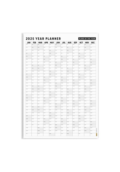 2026 Yıllık Planlayıcı Duvar Takvimi, Aylık Planlayıcı Aile Takvimi, Siyah Beyaz Takvim
